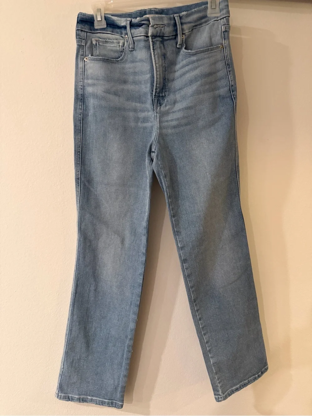 Good American Good Curve Straight Leg Jeans - Picture 1 of 4
